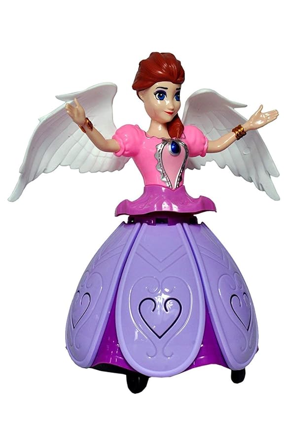 ✨ Dancing Angel Princess Doll with 3D Lights & Music