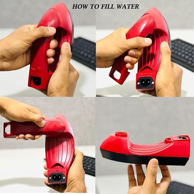 🔥 Compact Steam Iron – Portable 2-in-1 Travel Steamer & Garment Care 🧳✨