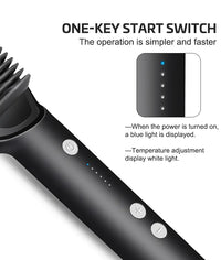 🔥 Electric Hair Straightening Comb – Fast & Safe Styling Brush