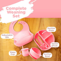 🥄 7-Piece Silicone Baby Cutlery Set – Safe Feeding Kit for Toddlers 👶 BPA-Free