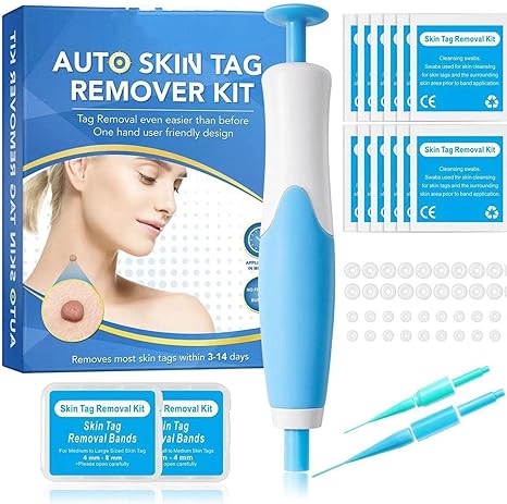 ✨ Acrochordon Skin Tag Remover Kit – 2-in-1 Fast & Painless Solution 🩹💖