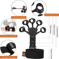 💪 Metal-Hook Grip Strength Trainer – Adjustable Hand Exerciser for Power & Endurance