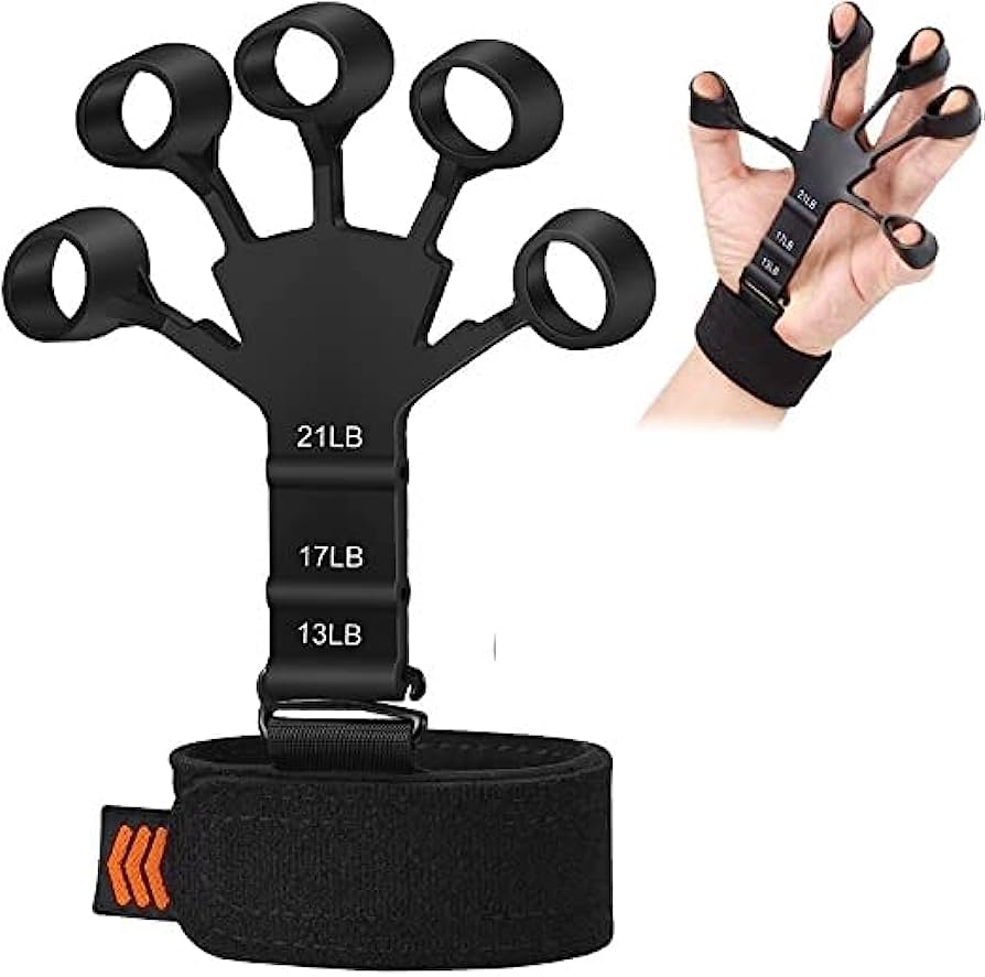 💪 Metal-Hook Grip Strength Trainer – Adjustable Hand Exerciser for Power & Endurance