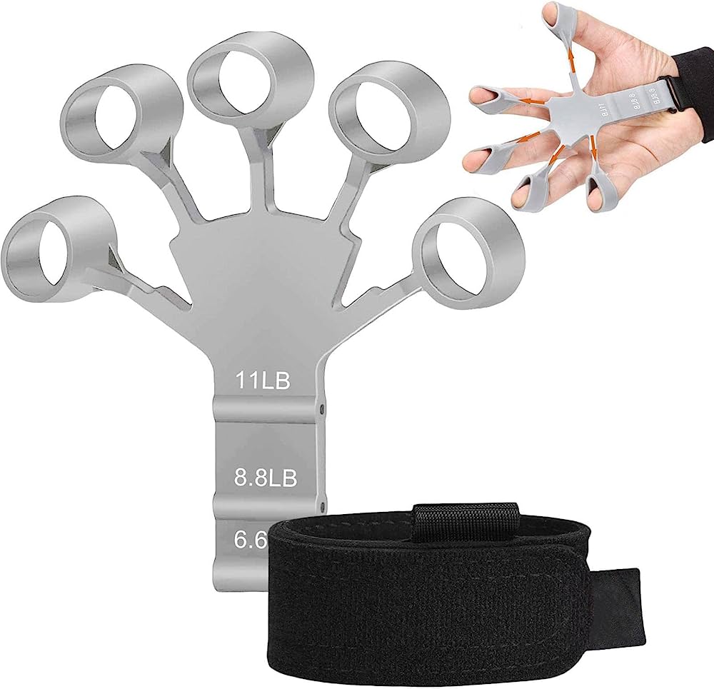 💪 Metal-Hook Grip Strength Trainer – Adjustable Hand Exerciser for Power & Endurance