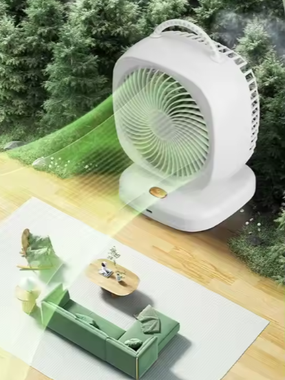 🌬️ Mini Circulation Fan – Compact, Quiet & Powerful Cooling 💨✨
