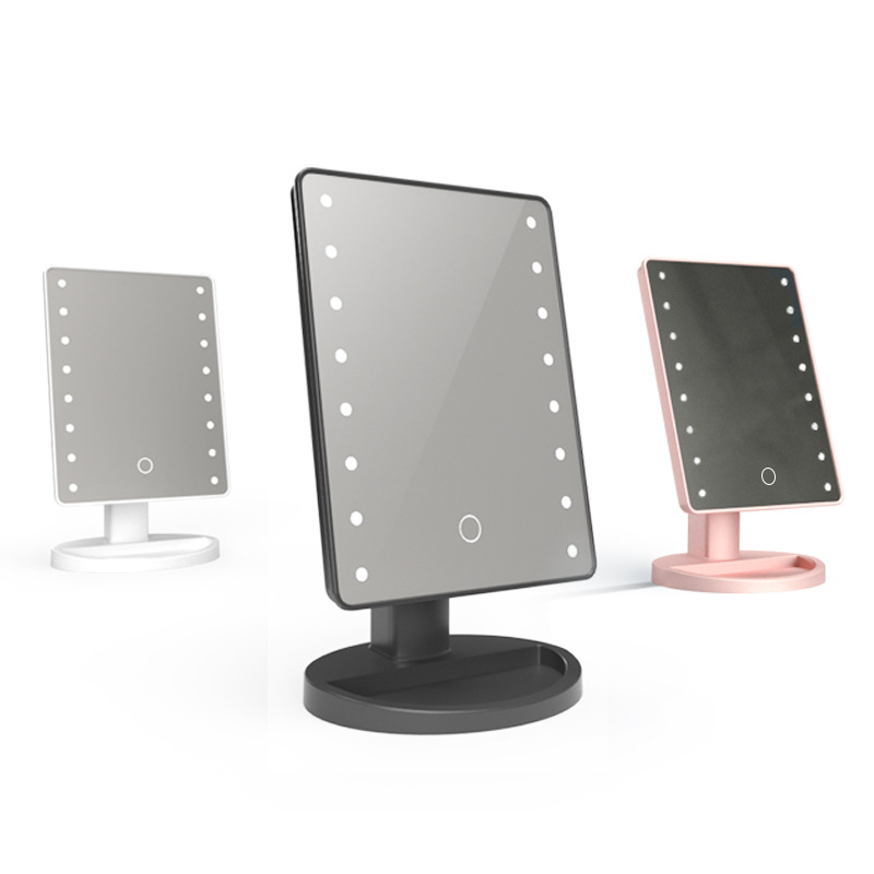 Large LED Makeup Mirror 💡 | 360° Rotating Light🔥