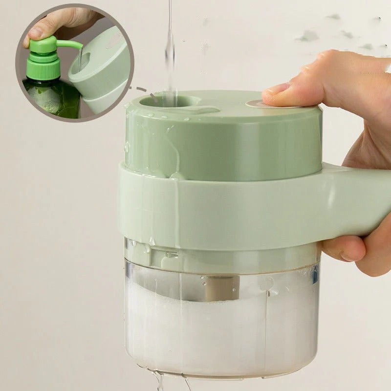 ⚡️ Wireless Electric Garlic Masher – Portable Mini Food Chopper for Kitchen 🍽️